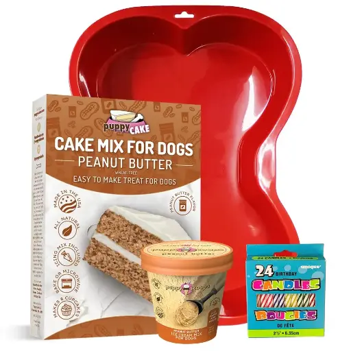Puppy Cake - Cake and Ice Cream Mix Cake Kit